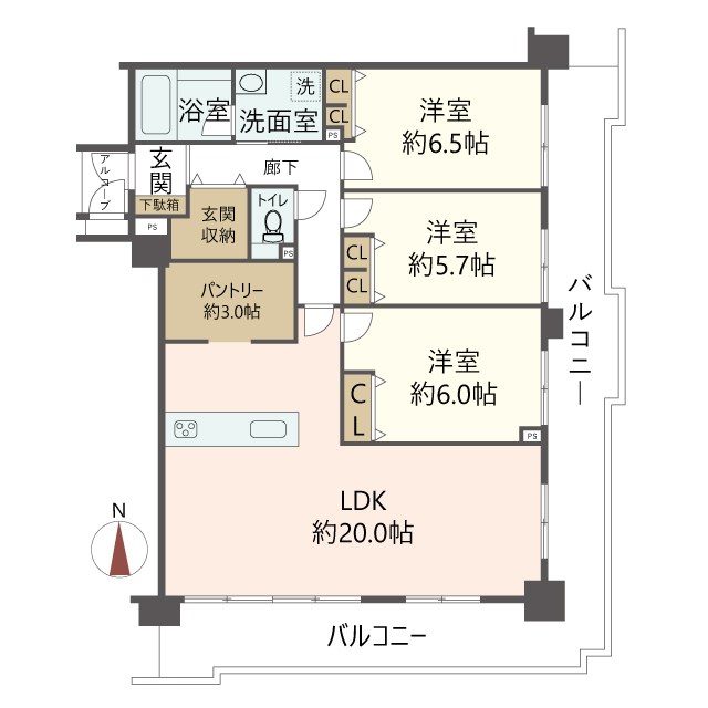 物件の間取り画像