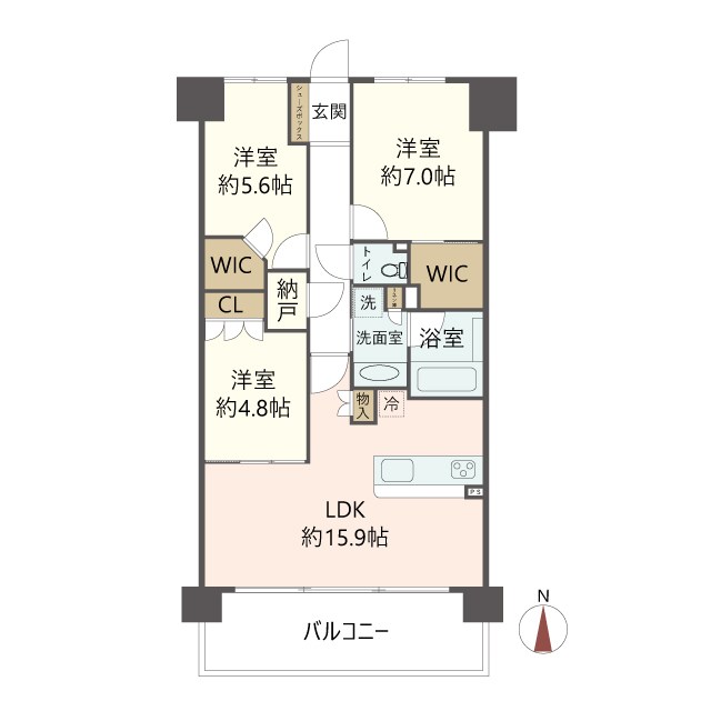 物件の間取り画像