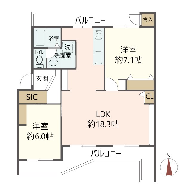 物件の間取り画像