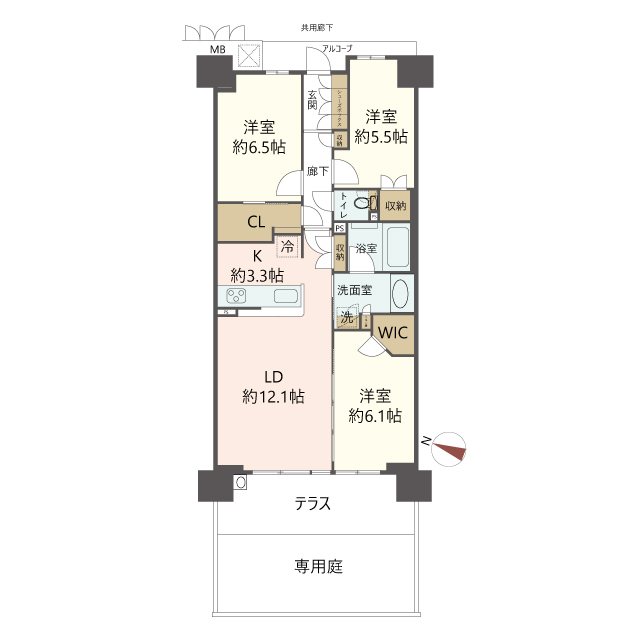 物件の間取り画像