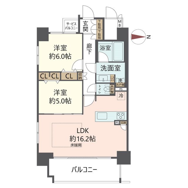 物件の間取り画像