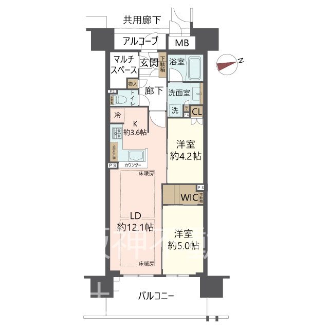 物件の間取り画像