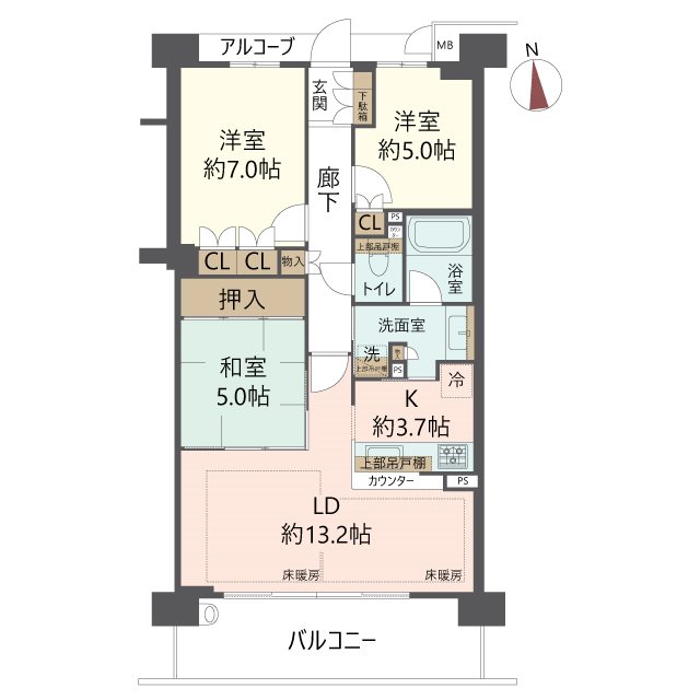 物件の間取り画像