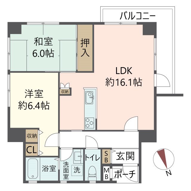 物件の間取り画像