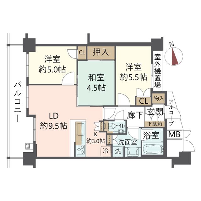 物件の間取り画像