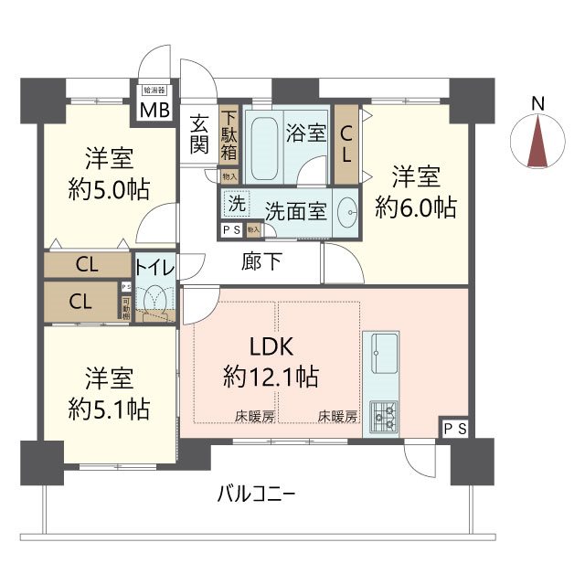 物件の間取り画像