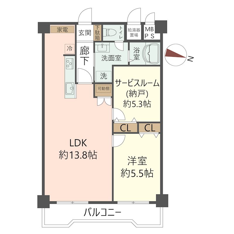 物件の間取り画像