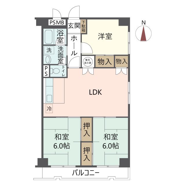 物件の間取り画像