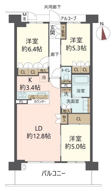 物件の間取り画像
