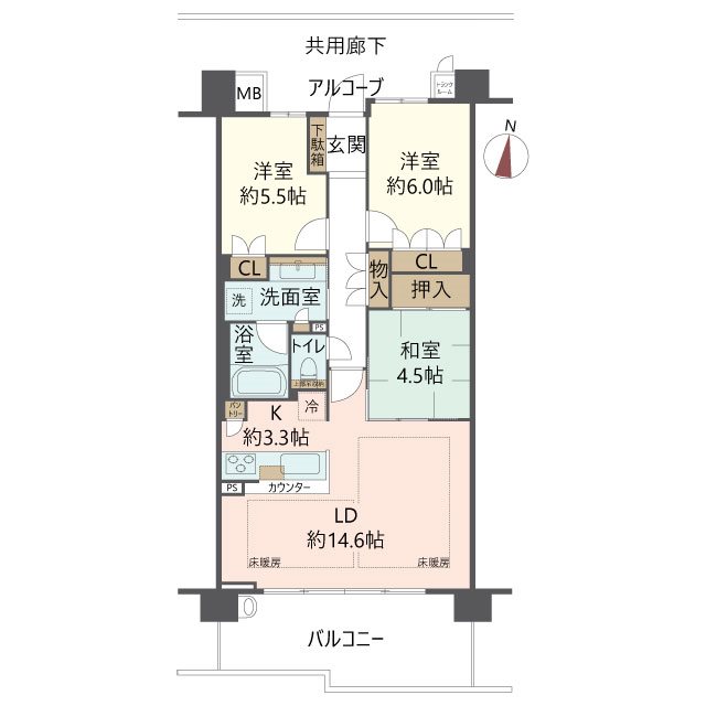 物件の間取り画像