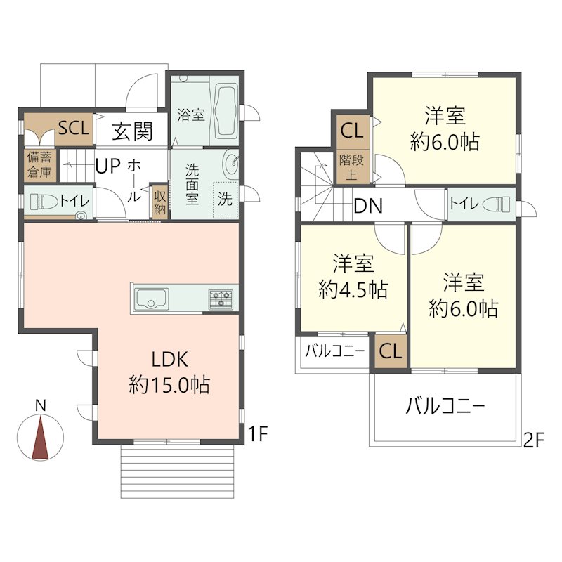 物件の間取り画像
