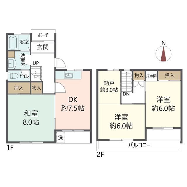 物件の間取り画像