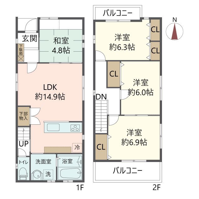 物件の間取り画像