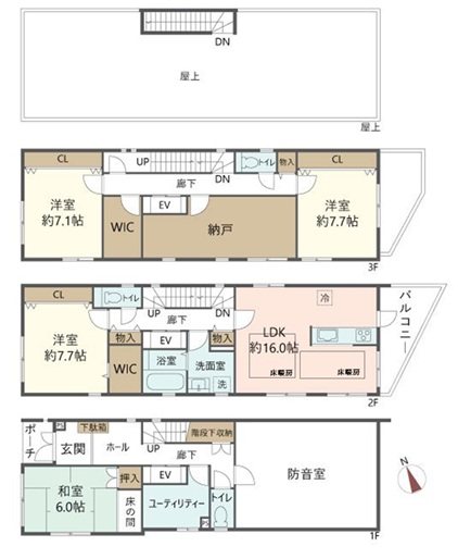 物件の間取り画像