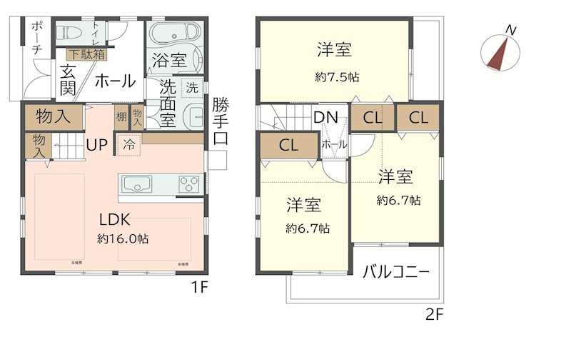 物件の間取り画像
