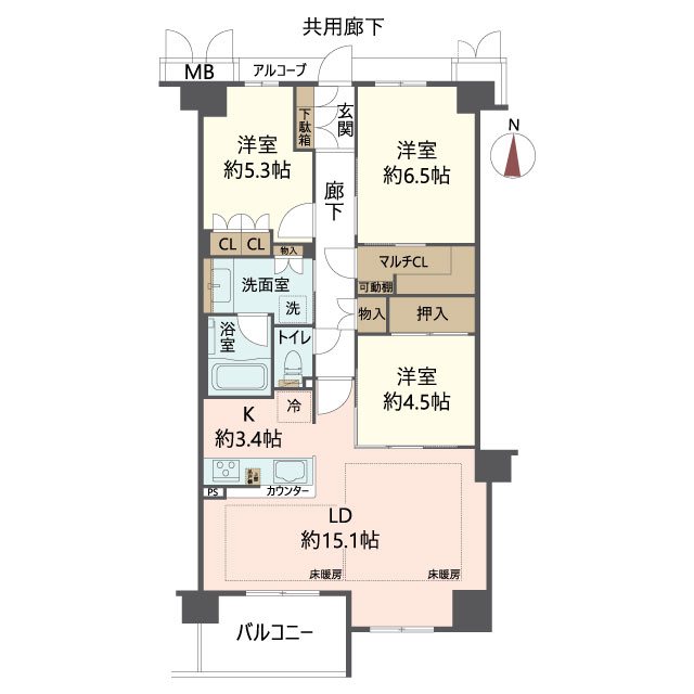 物件の間取り画像