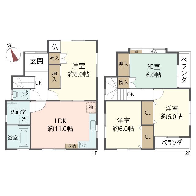 物件の間取り画像