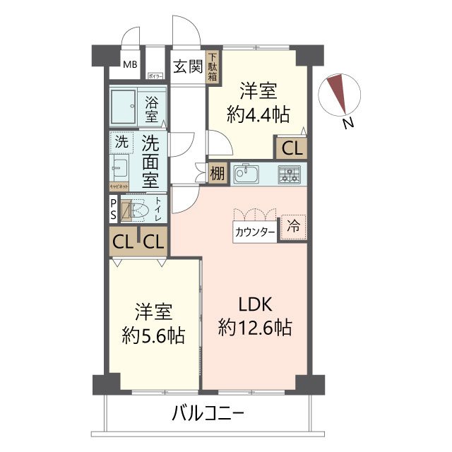 物件の間取り画像
