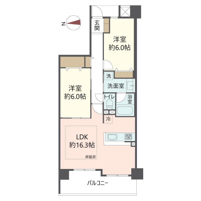 物件の間取り画像