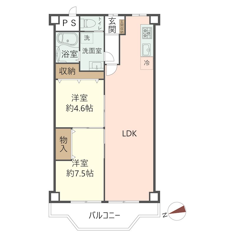 物件の間取り画像