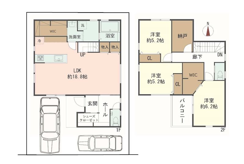 物件の間取り画像