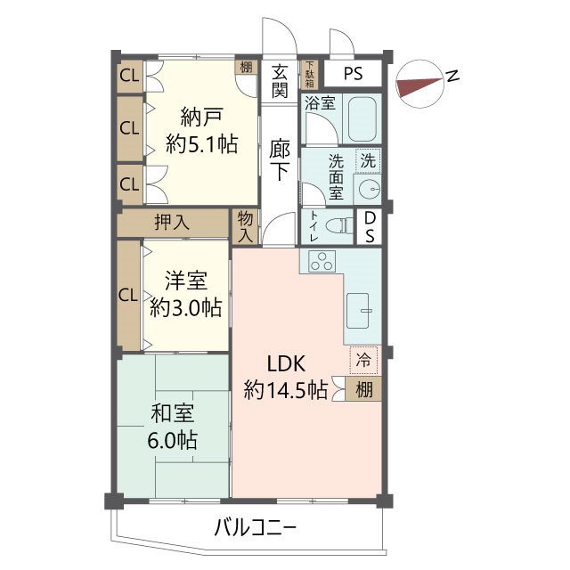 物件の間取り画像