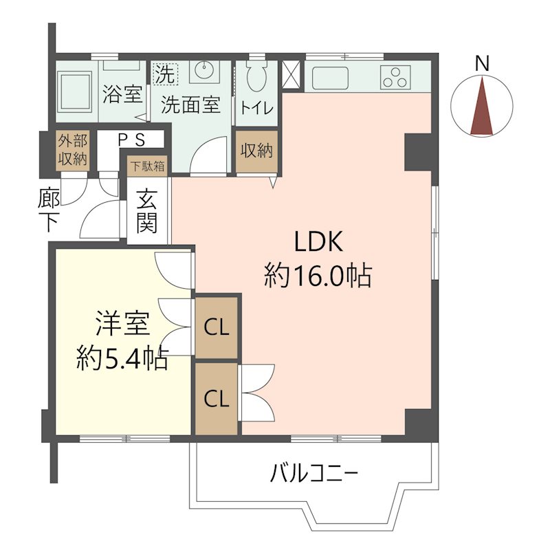 物件の間取り画像