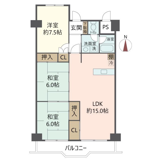 物件の間取り画像