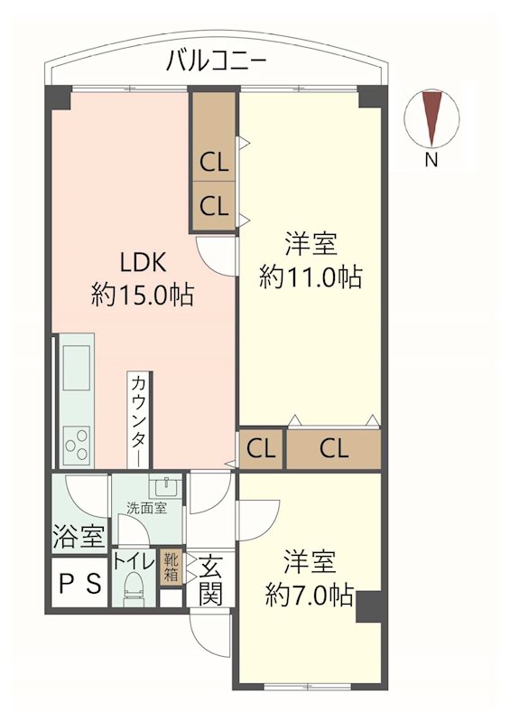 物件の間取り画像