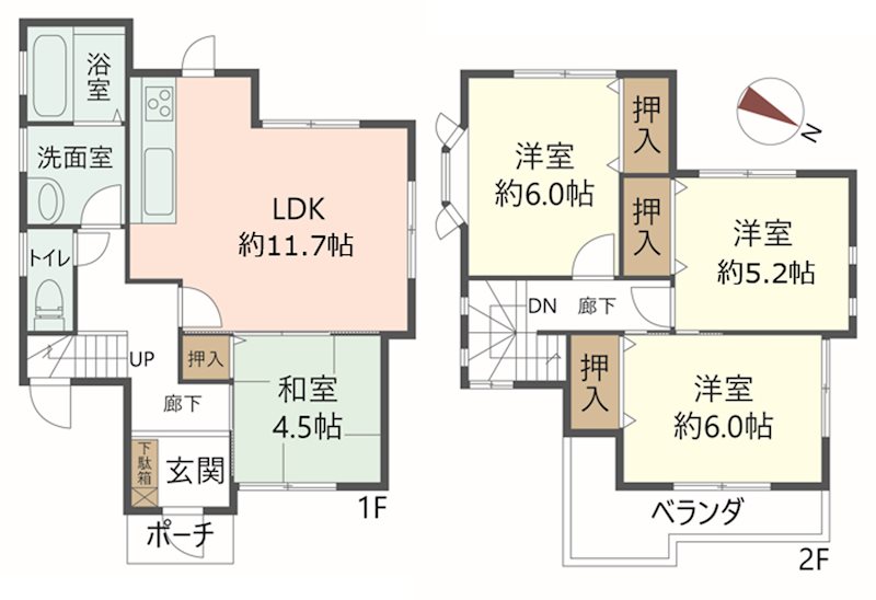 物件の間取り画像