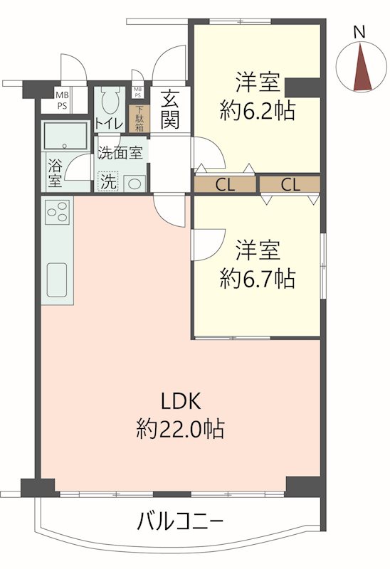 物件の間取り画像