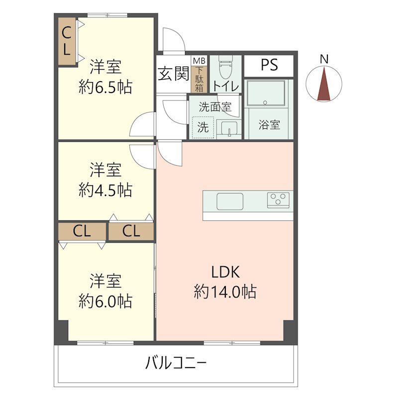 物件の間取り画像