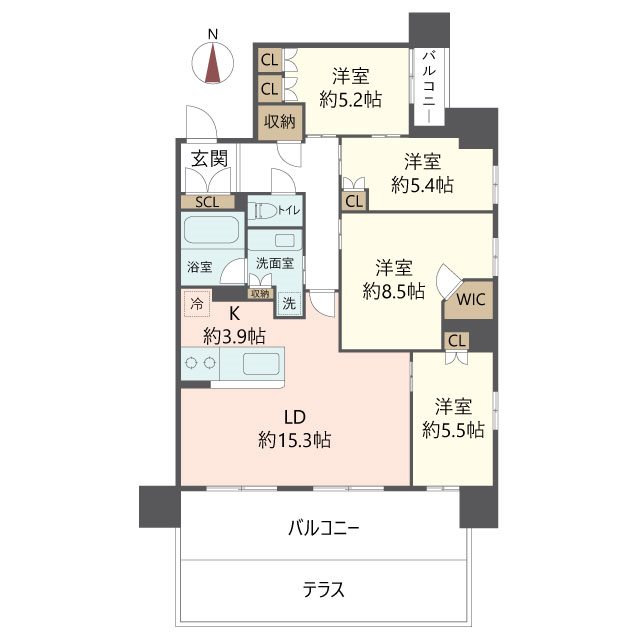 物件の間取り画像