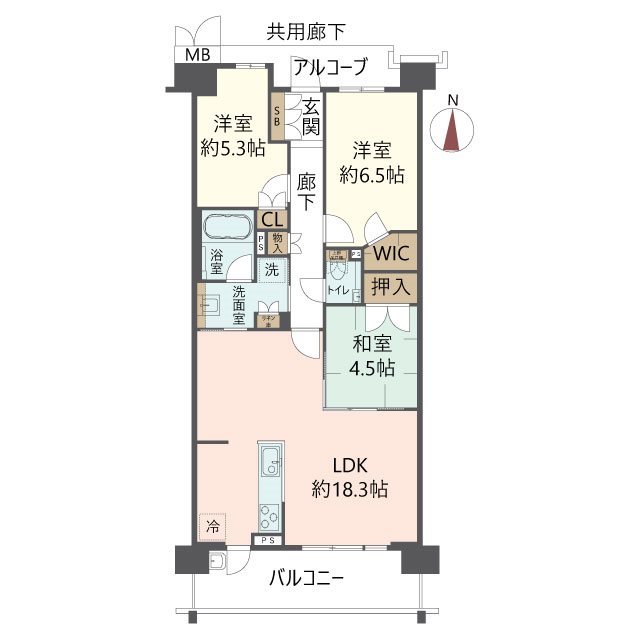 物件の間取り画像