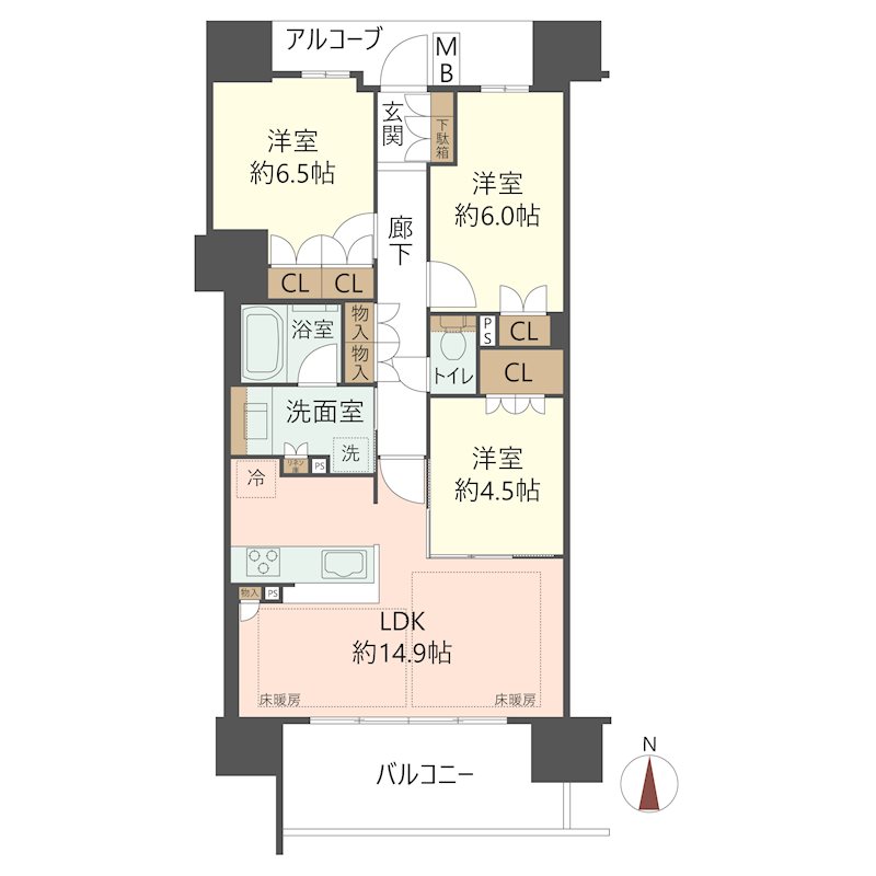 物件の間取り画像