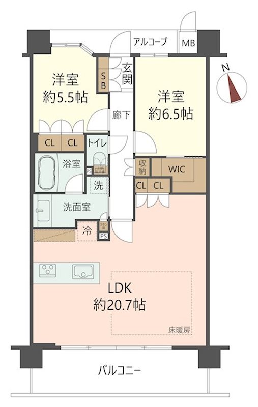 物件の間取り画像