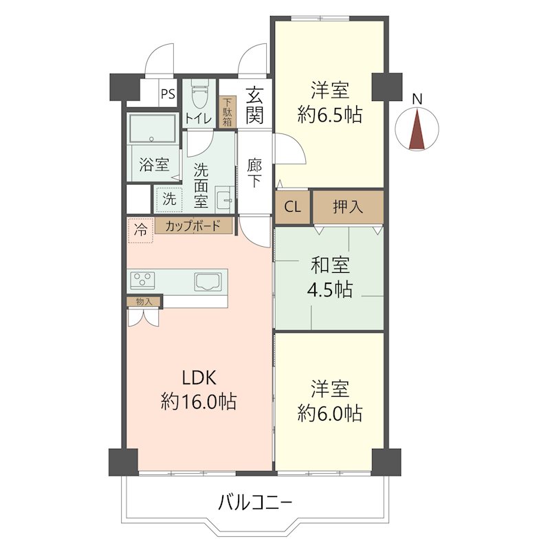 物件の間取り画像