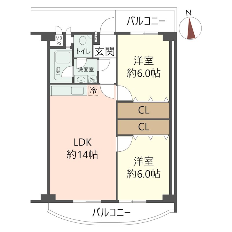 物件の間取り画像