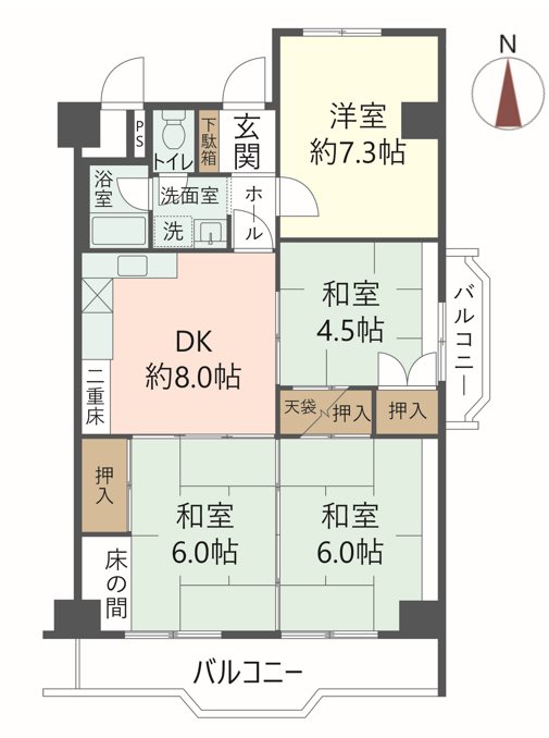 物件の間取り画像