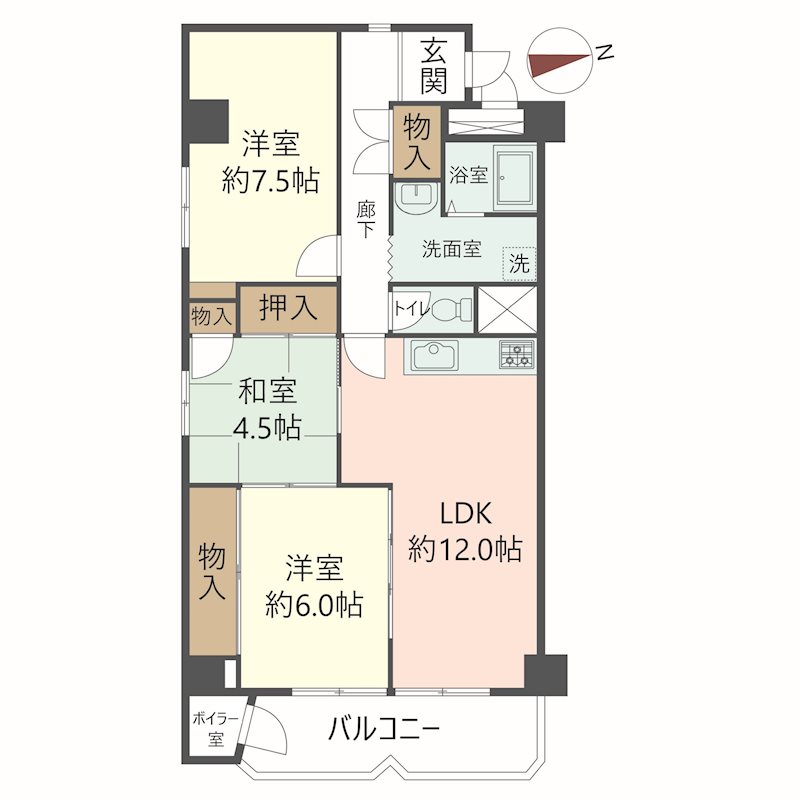 物件の間取り画像