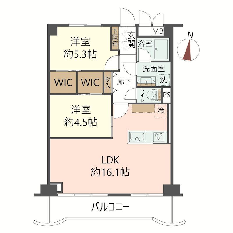 物件の間取り画像