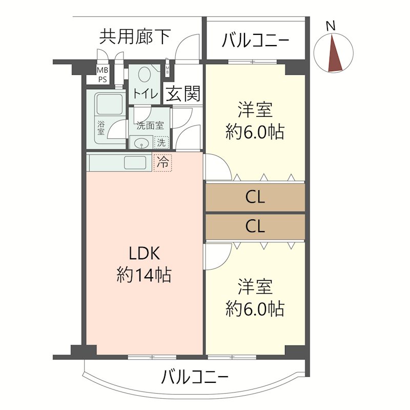 物件の間取り画像