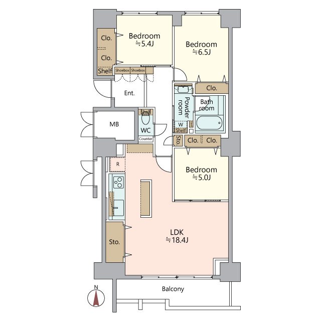 物件の間取り画像