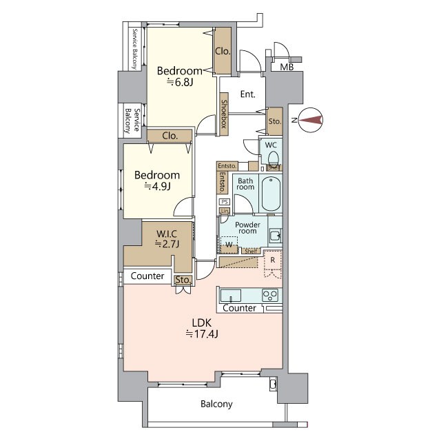 物件の間取り画像