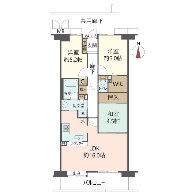 物件の間取り画像