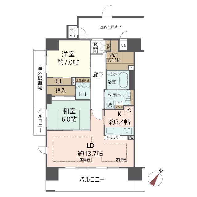 物件の間取り画像