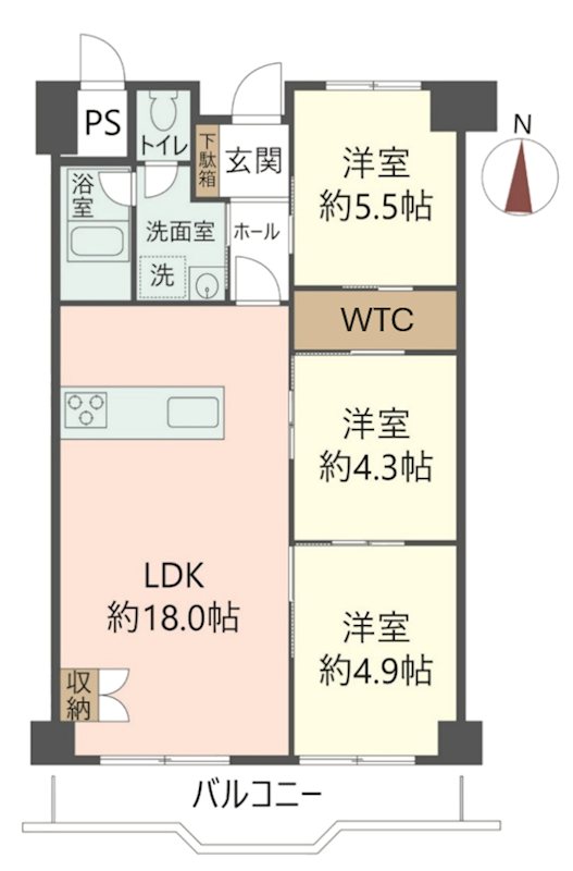 物件の間取り画像