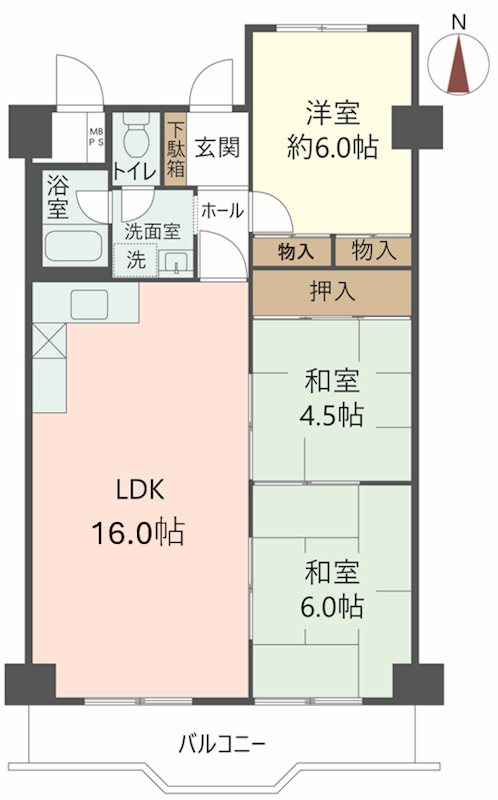物件の間取り画像