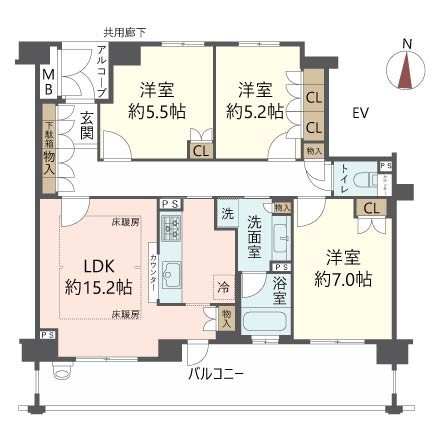 物件の間取り画像