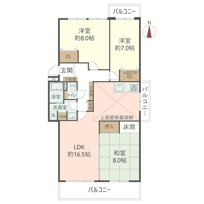 物件の間取り画像